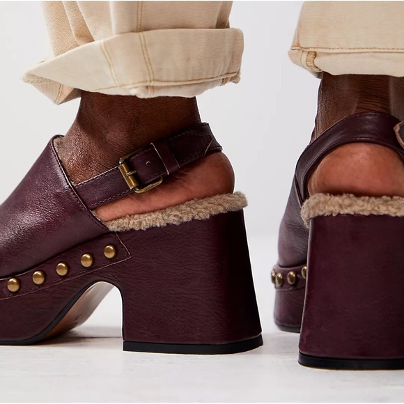 Free People Autumn Studded Platform Clogs - Picture 2 of 9